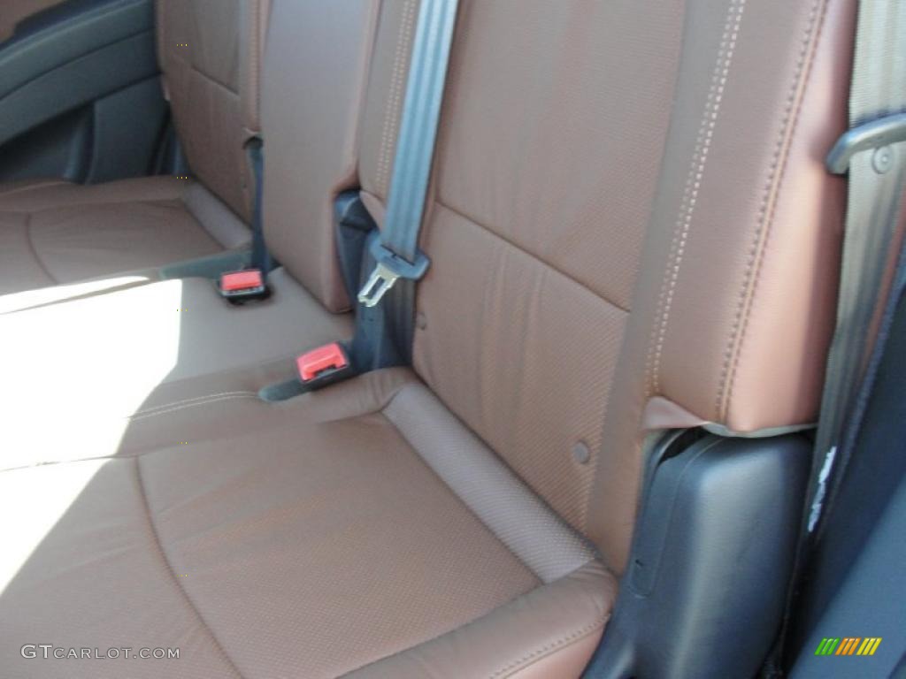 Saddle Leather Interior 2011 Hyundai Veracruz Limited Photo #44109728