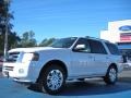2011 White Platinum Tri-Coat Ford Expedition Limited  photo #1