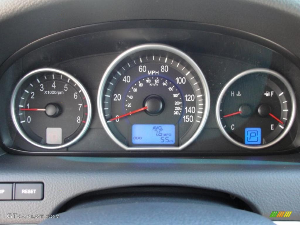 2011 Hyundai Veracruz Limited Gauges Photo #44109970
