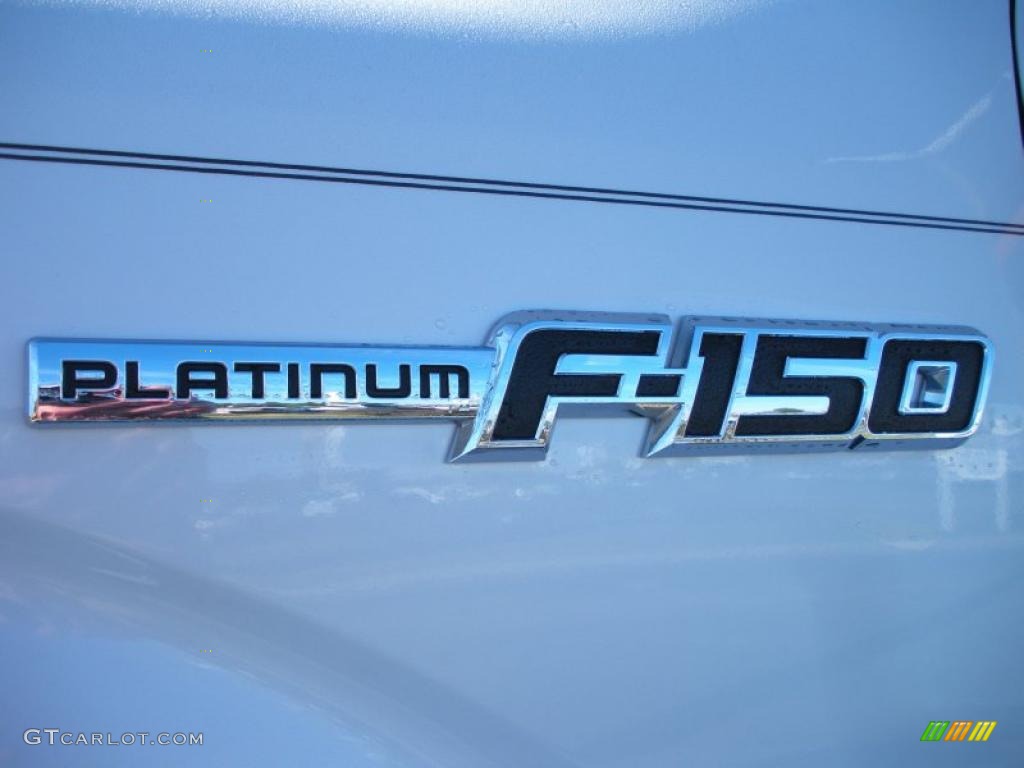 2011 F150 Platinum SuperCrew 4x4 - White Platinum Metallic Tri-Coat / Steel Gray/Black photo #4