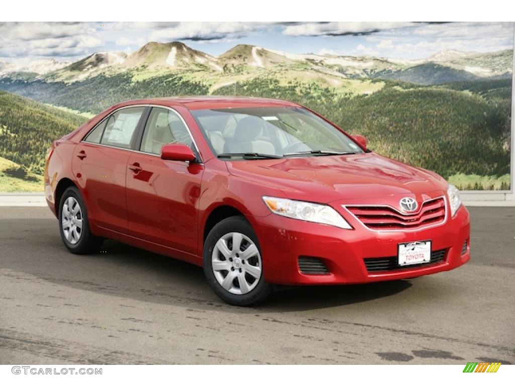 Barcelona Red Metallic 2011 Toyota Camry LE Exterior Photo #44110846