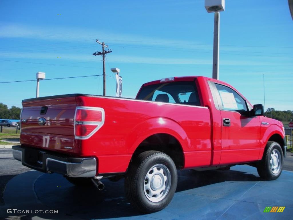 Vermillion Red 2011 Ford F150 XL Regular Cab Exterior Photo #44111742