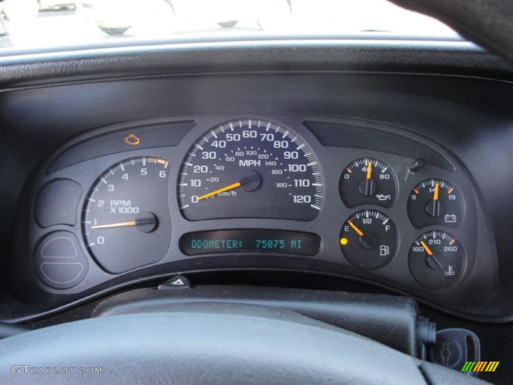 2004 Chevrolet Silverado 1500 Regular Cab Gauges Photo #44111878