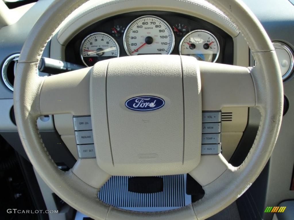 2005 F150 Lariat SuperCab 4x4 - Black / Tan photo #42