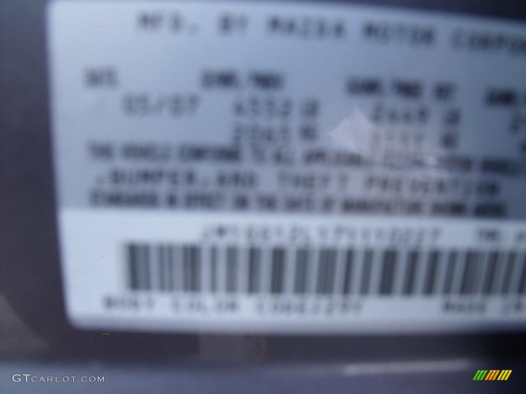 2007 MAZDA6 MAZDASPEED6 Sport - Tungsten Gray Metallic / Black photo #13