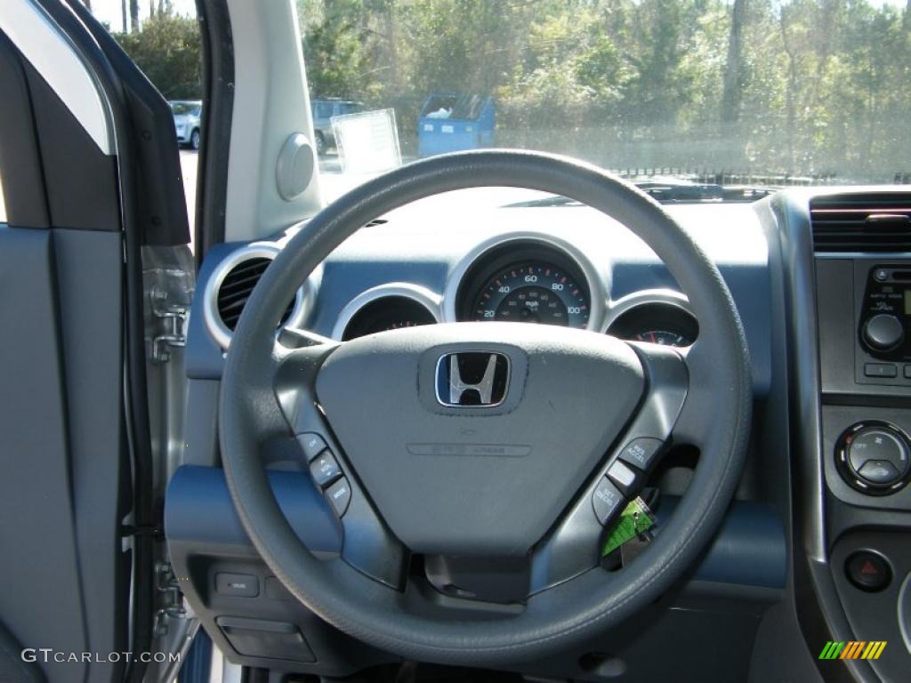 2006 Honda Element EX Gray/Blue Steering Wheel Photo #44115210