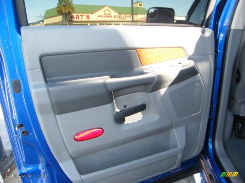 2007 Ram 1500 Laramie Mega Cab 4x4 - Electric Blue Pearl / Medium Slate Gray photo #24