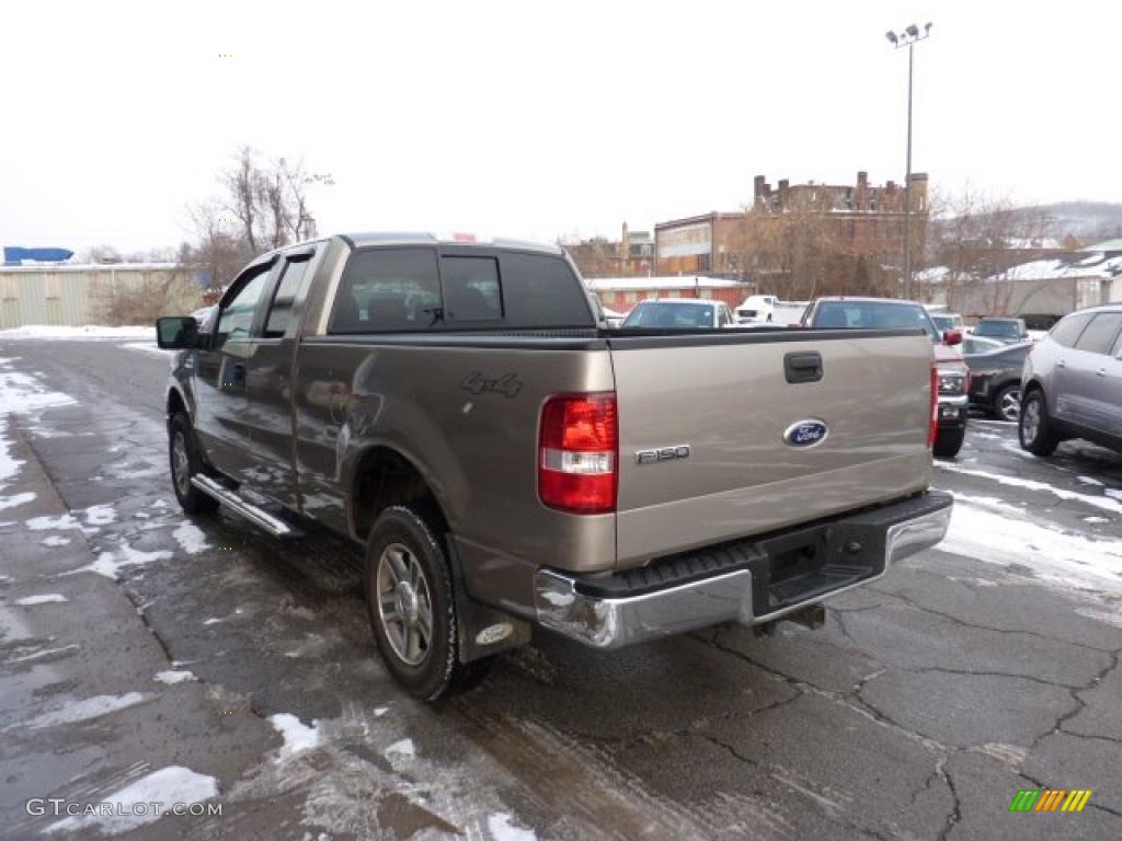 2006 F150 XLT SuperCab 4x4 - Arizona Beige Metallic / Tan photo #8