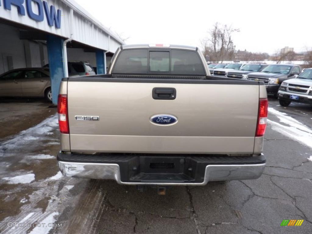 2006 F150 XLT SuperCab 4x4 - Arizona Beige Metallic / Tan photo #9