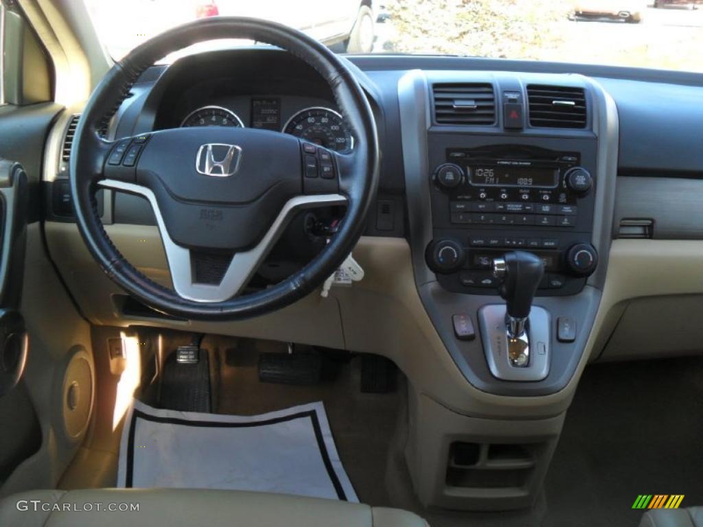 2009 CR-V EX-L - Crystal Black Pearl / Ivory photo #15