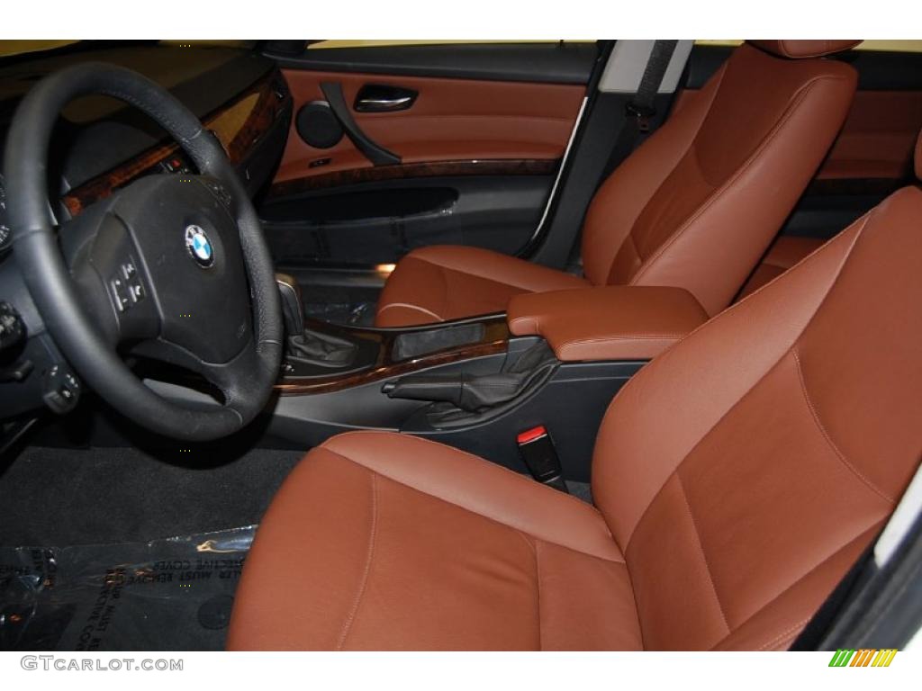 Terra Dakota Leather Interior 2008 BMW 3 Series 328i Sedan Photo #44120398