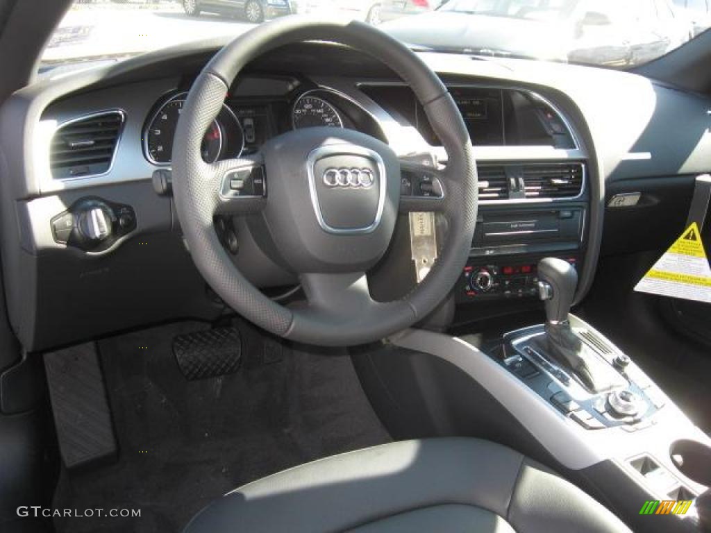 2011 Audi A5 2.0T Convertible Black Dashboard Photo #44121522