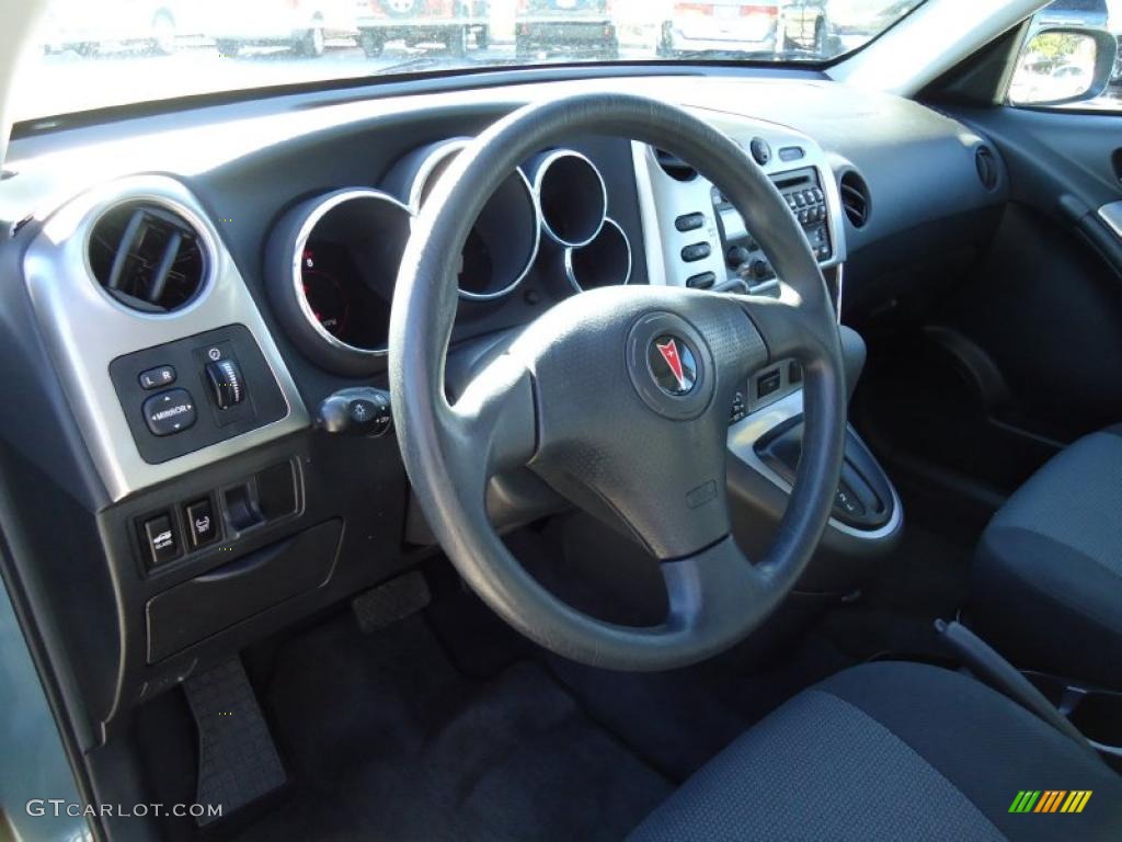 2008 Pontiac Vibe Standard Vibe Model Graphite Dashboard Photo #44122050