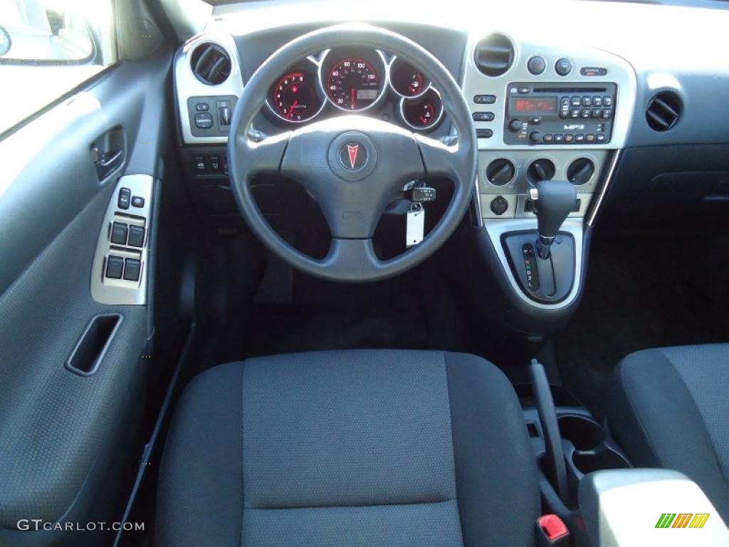 2008 Pontiac Vibe Standard Vibe Model Graphite Dashboard Photo #44122094