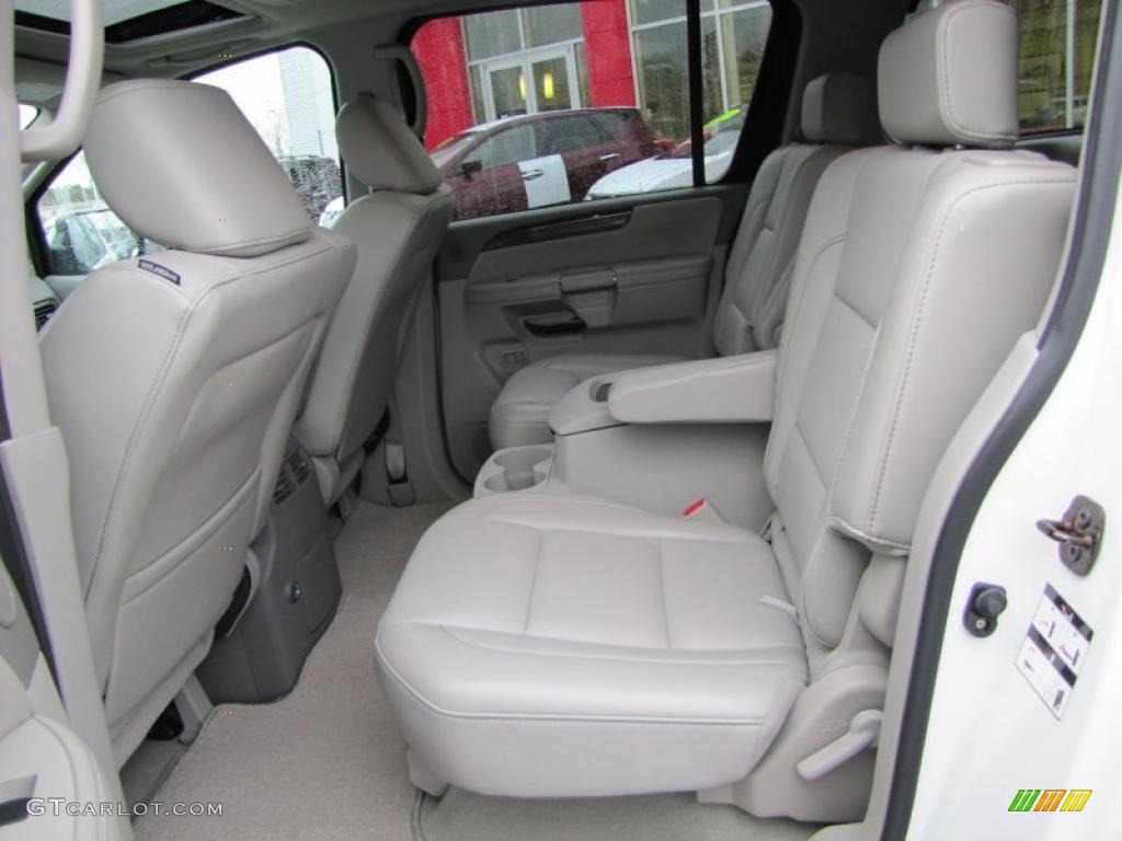 Stone Interior 2010 Nissan Armada Platinum Photo #44123118