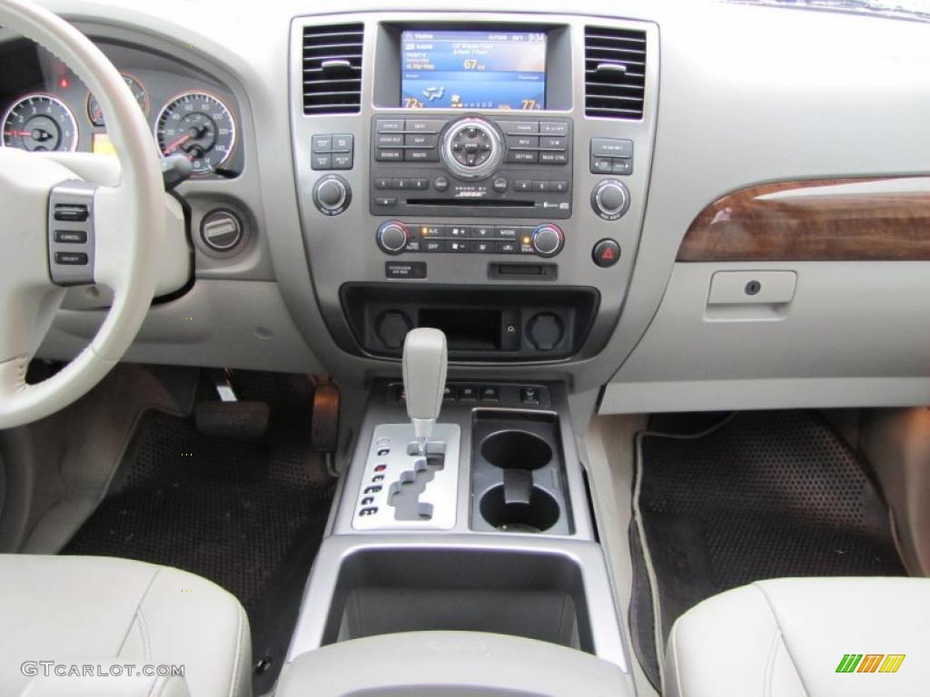 2010 Nissan Armada Platinum Stone Dashboard Photo #44123257