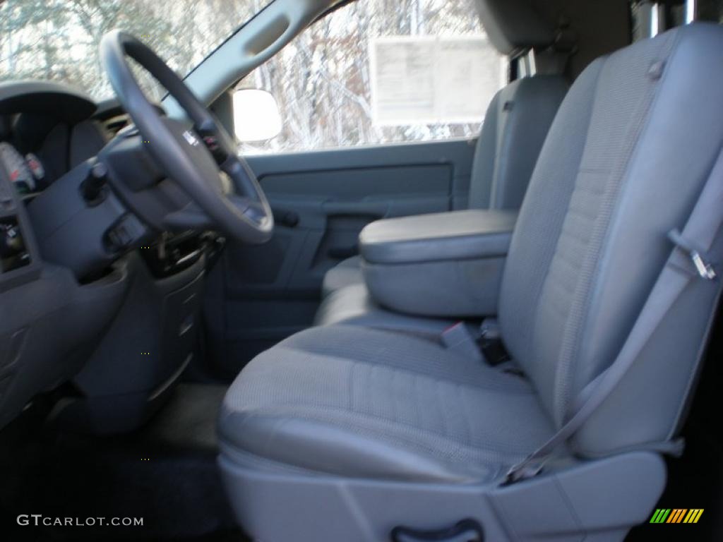 2008 Ram 1500 ST Regular Cab - Bright White / Medium Slate Gray photo #11