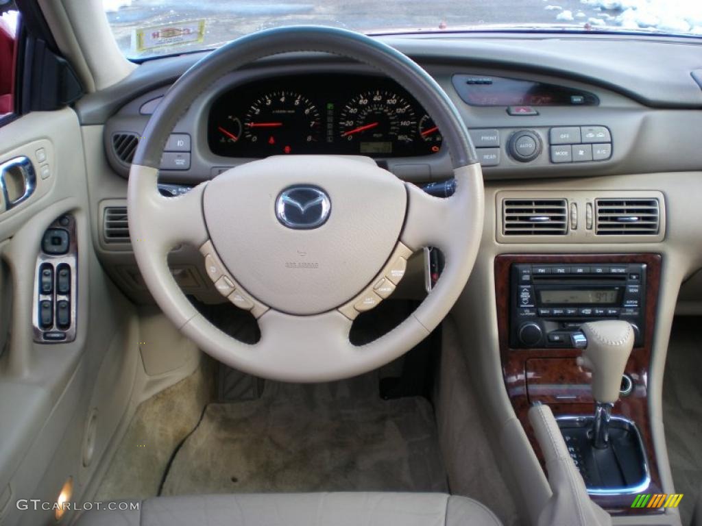 2002 Mazda Millenia Premium Beige Dashboard Photo #44124026