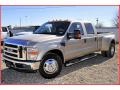 2008 Pueblo Gold Metallic Ford F350 Super Duty Lariat Crew Cab Dually  photo #1