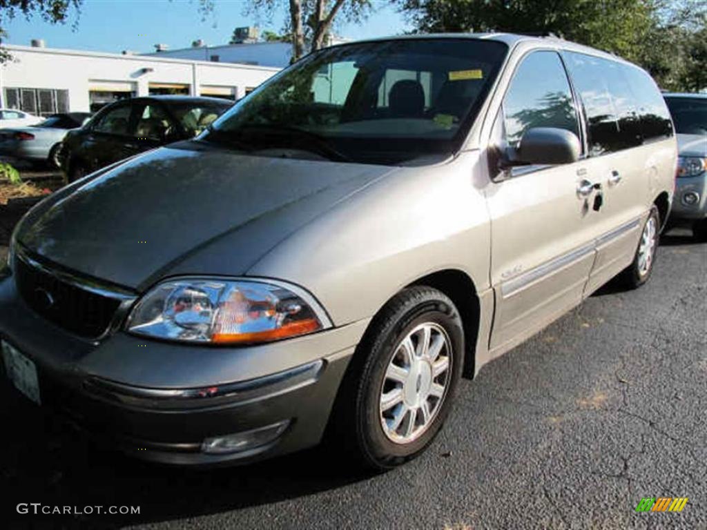 2002 Windstar Limited - Light Parchment Gold Metallic / Medium Graphite Grey photo #4