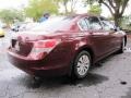 2009 Basque Red Pearl Honda Accord LX Sedan  photo #2