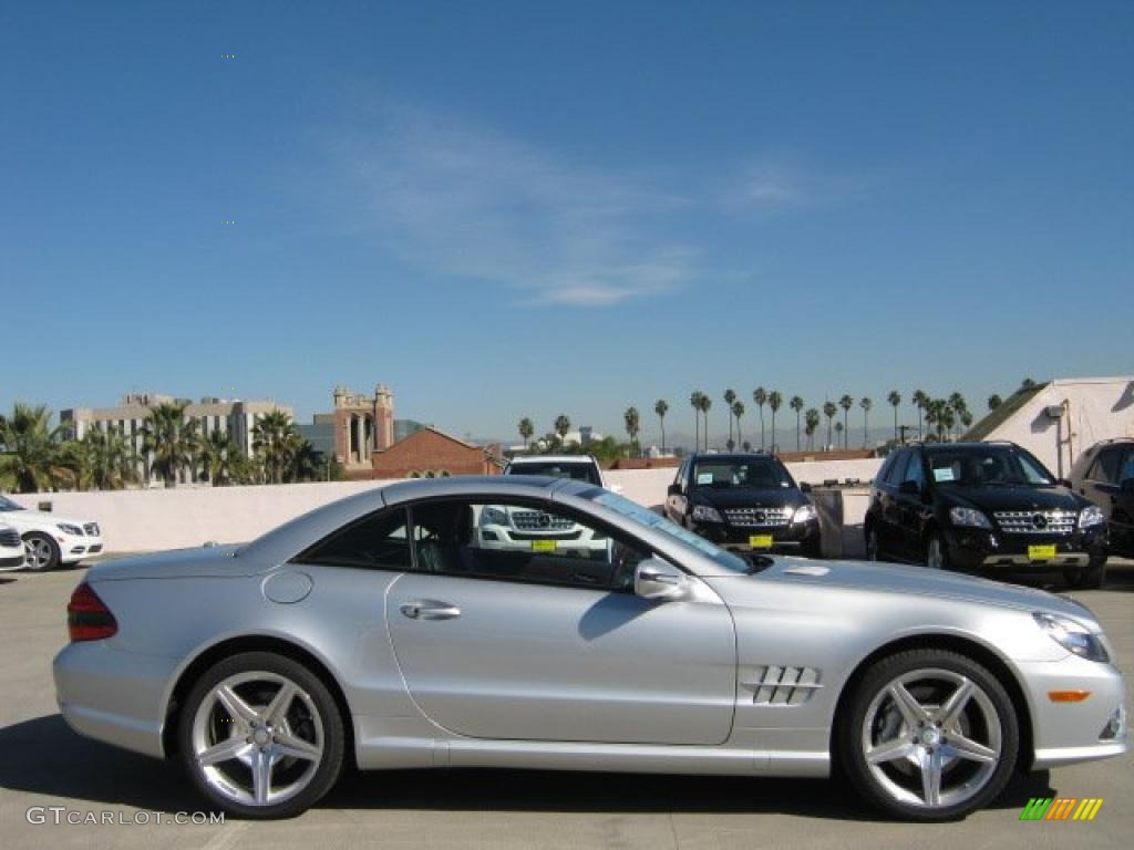 Iridium Silver Metallic 2011 Mercedes-Benz SL 550 Roadster Exterior Photo #44133902