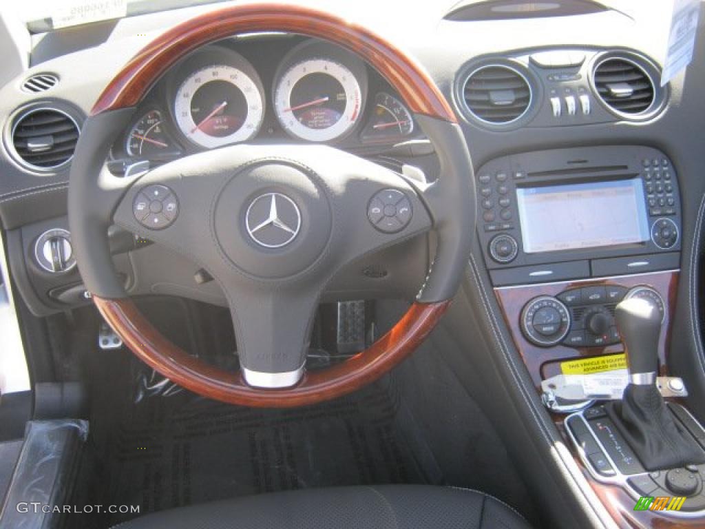 2011 Mercedes-Benz SL 550 Roadster Black Dashboard Photo #44133931