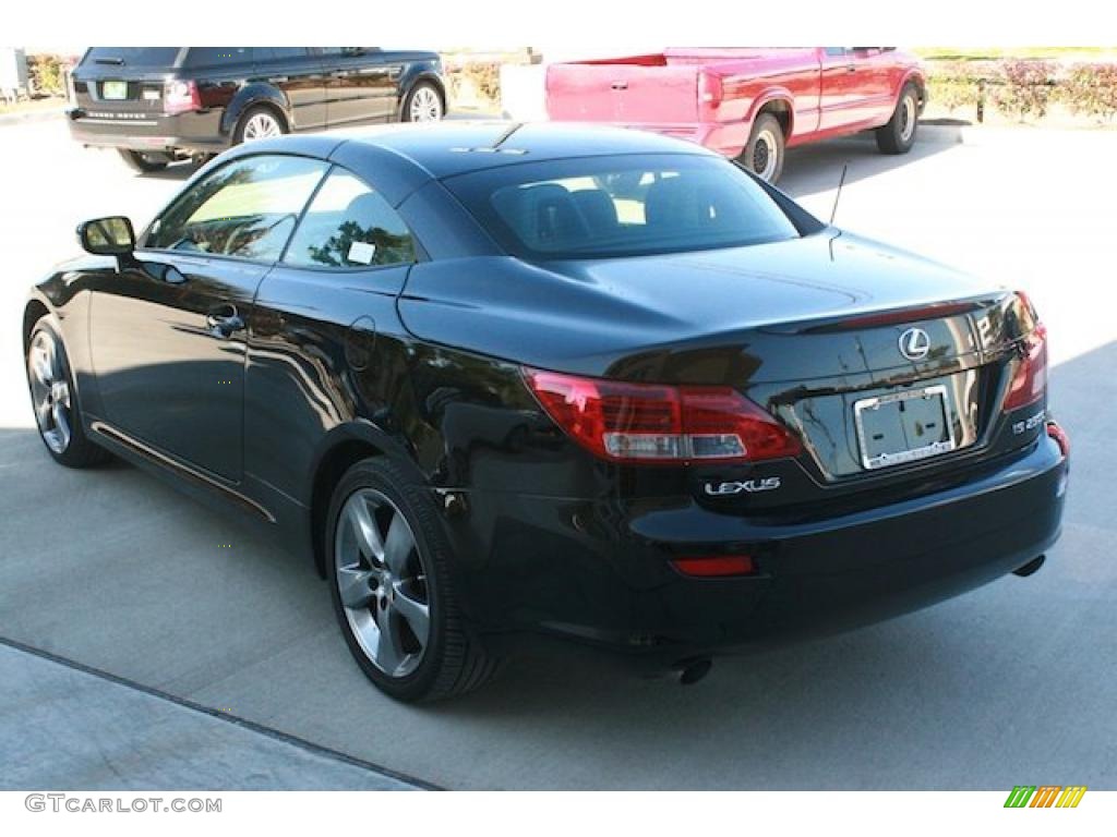 Obsidian Black 2010 Lexus IS 250C Convertible Exterior Photo #44137690
