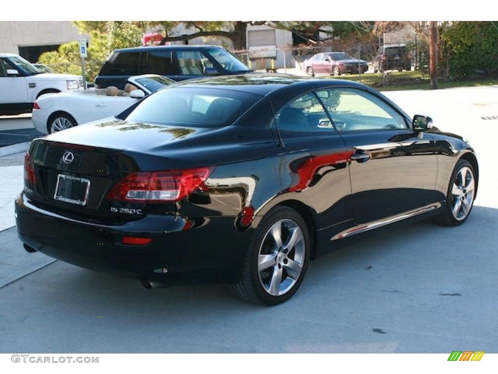 Obsidian Black 2010 Lexus IS 250C Convertible Exterior Photo #44137722