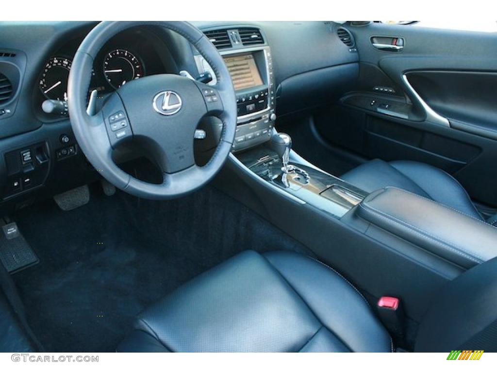 Black Interior 2010 Lexus IS 250C Convertible Photo #44137922