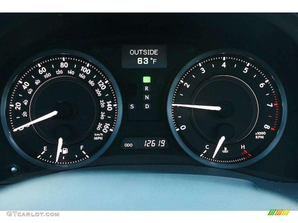 2010 Lexus IS 250C Convertible Gauges Photo #44138162