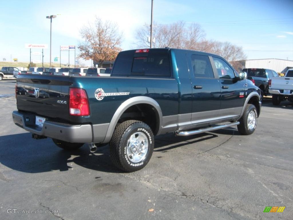 Hunter Green Pearl 2011 Dodge Ram 2500 HD SLT Outdoorsman Mega Cab 4x4 Exterior Photo #44139106