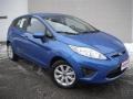 2011 Blue Flame Metallic Ford Fiesta SE Hatchback  photo #2