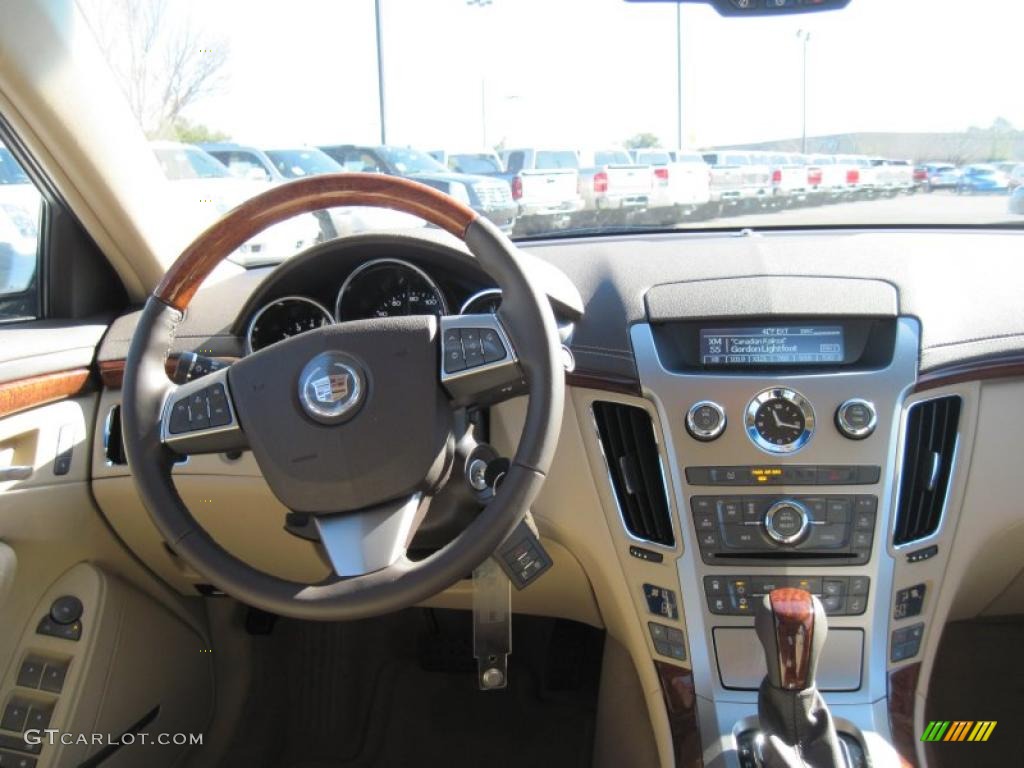 2011 Cadillac CTS 3.0 Sedan Cashmere/Cocoa Dashboard Photo #44140850