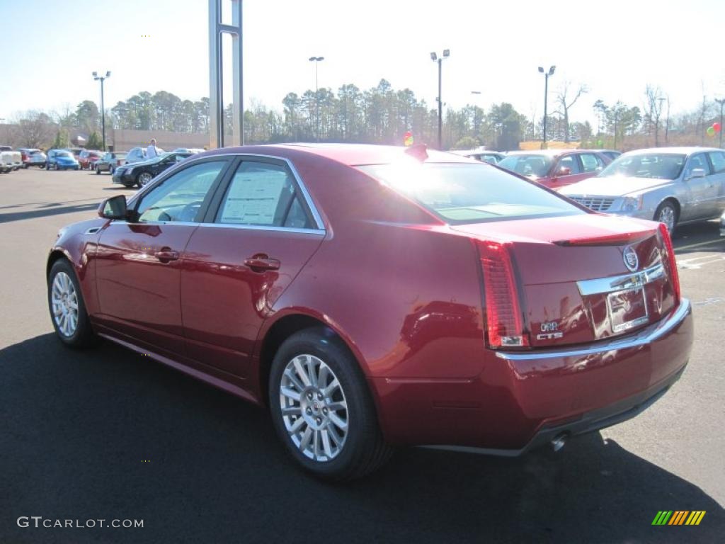 Crystal Red Tintcoat 2011 Cadillac CTS 3.0 Sedan Exterior Photo #44141370