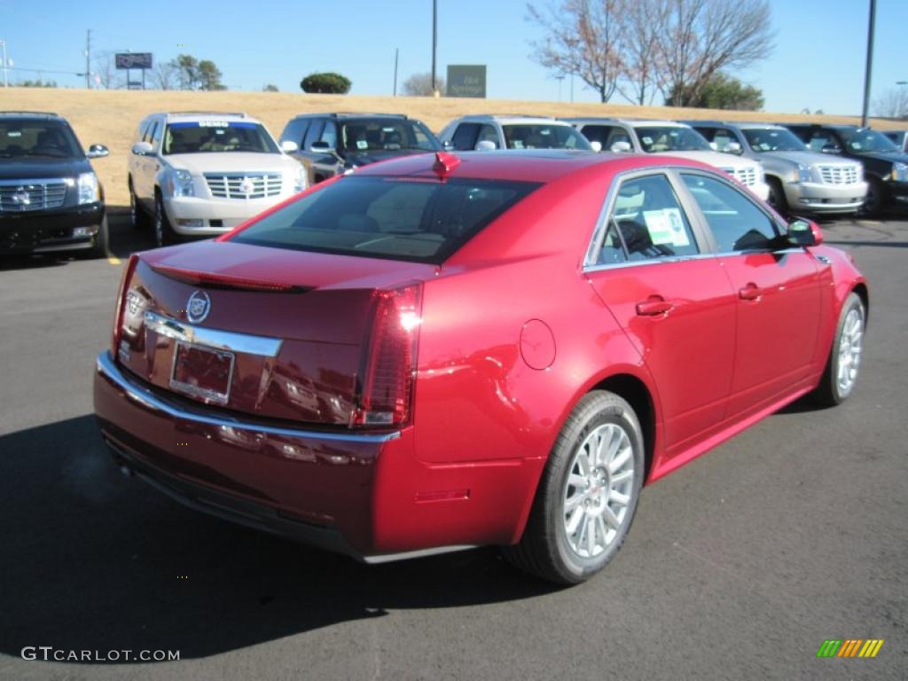 Crystal Red Tintcoat 2011 Cadillac CTS 3.0 Sedan Exterior Photo #44141398