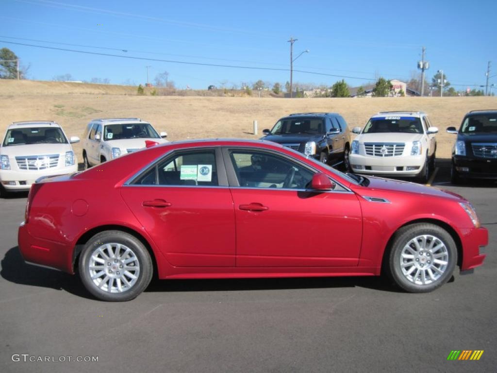Crystal Red Tintcoat 2011 Cadillac CTS 3.0 Sedan Exterior Photo #44141414