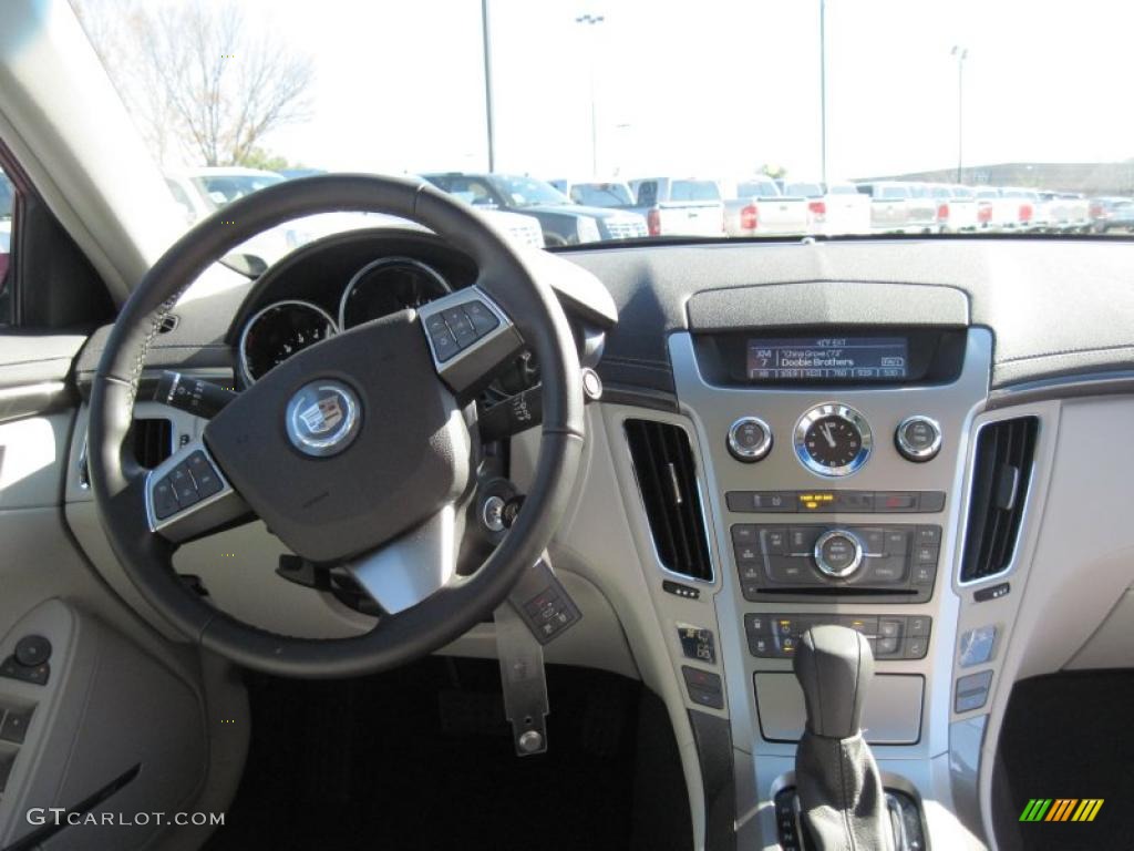 2011 Cadillac CTS 3.0 Sedan Light Titanium/Ebony Dashboard Photo #44141546