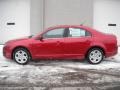 Red Candy Metallic 2011 Ford Fusion SE V6 Exterior