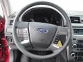 Charcoal Black 2011 Ford Fusion SE V6 Steering Wheel