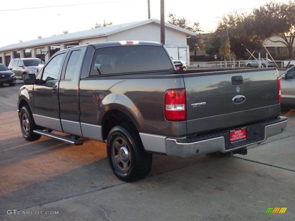 2006 F150 XLT SuperCab - Dark Stone Metallic / Medium/Dark Flint photo #7