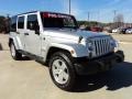 2007 Bright Silver Metallic Jeep Wrangler Unlimited Sahara  photo #2