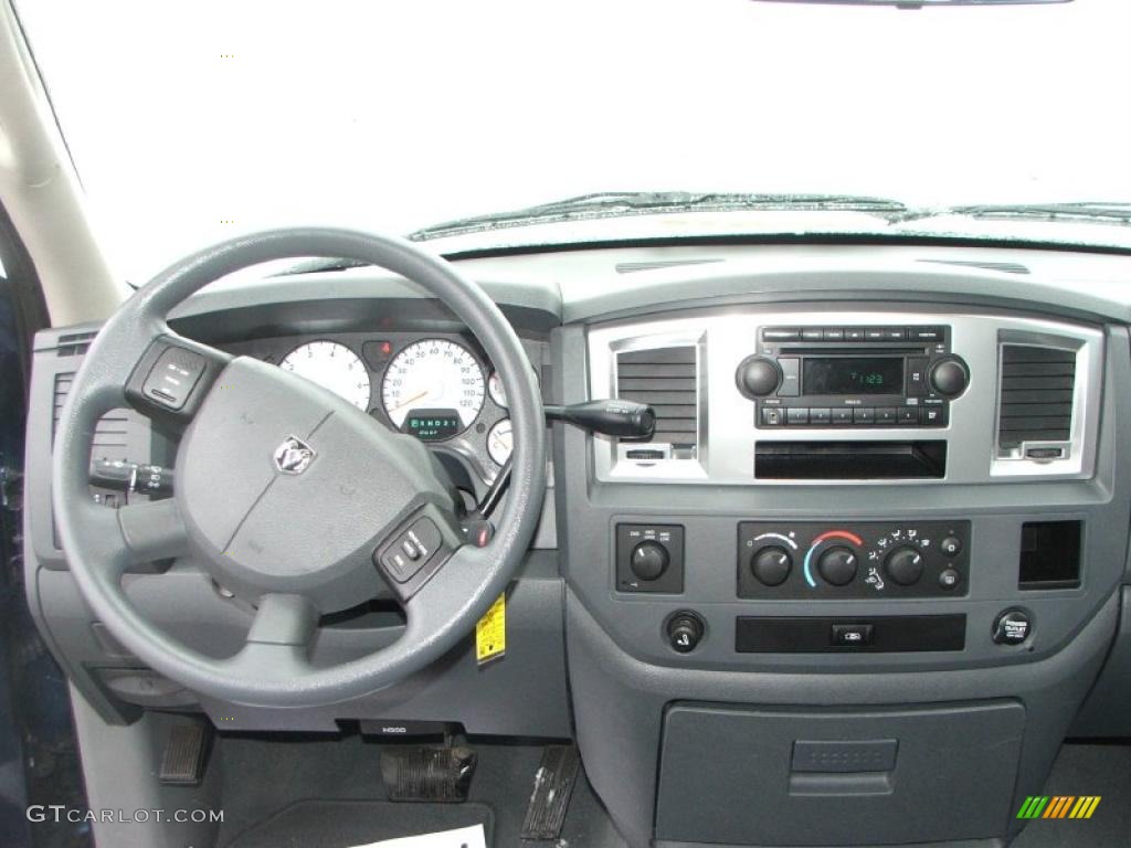 2008 Ram 1500 Big Horn Edition Quad Cab 4x4 - Patriot Blue Pearl / Medium Slate Gray photo #10