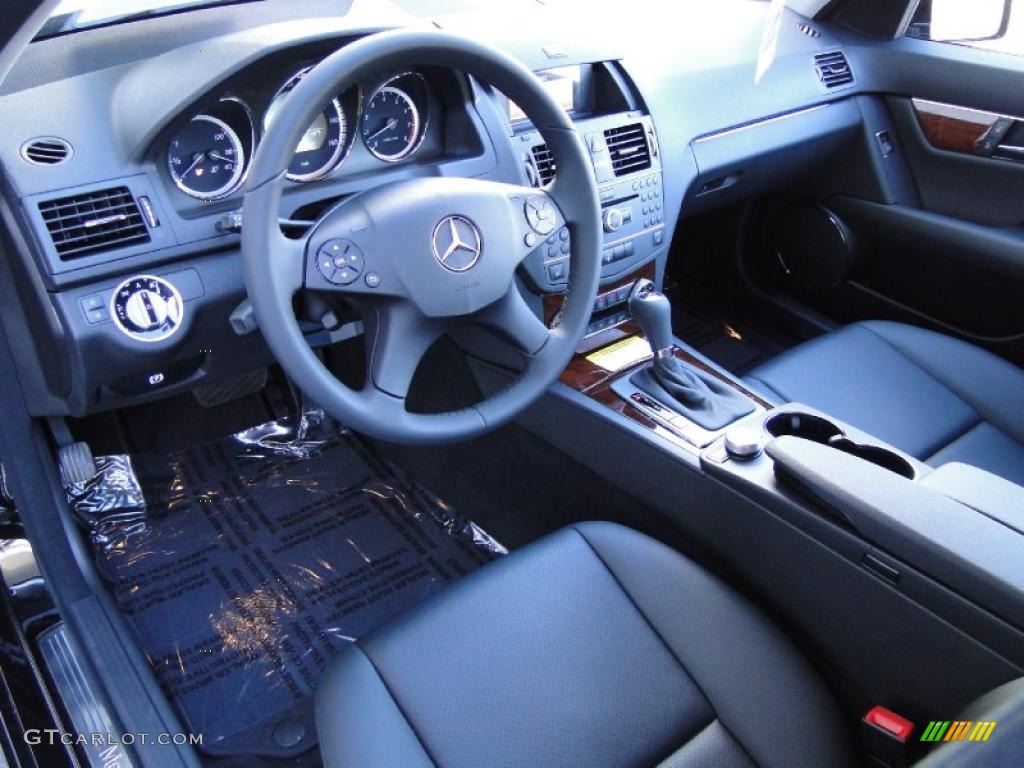 2011 Mercedes-Benz C 300 Luxury Black Dashboard Photo #44145957