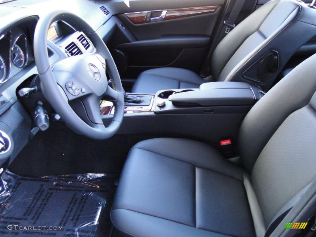 Black Interior 2011 Mercedes-Benz C 300 Luxury Photo #44146109