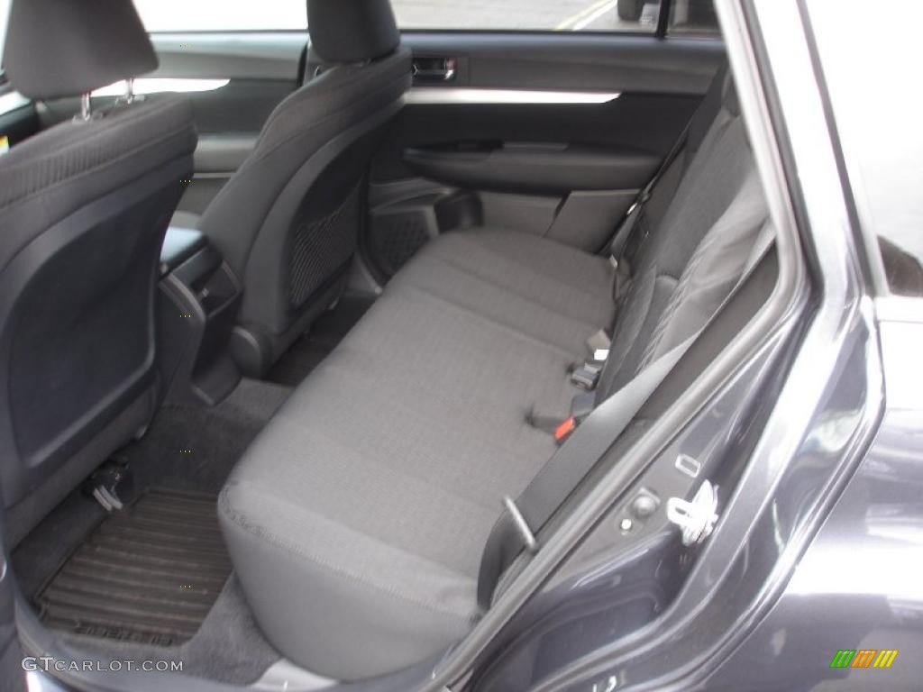 2011 Outback 2.5i Premium Wagon - Graphite Gray Metallic / Off Black photo #11