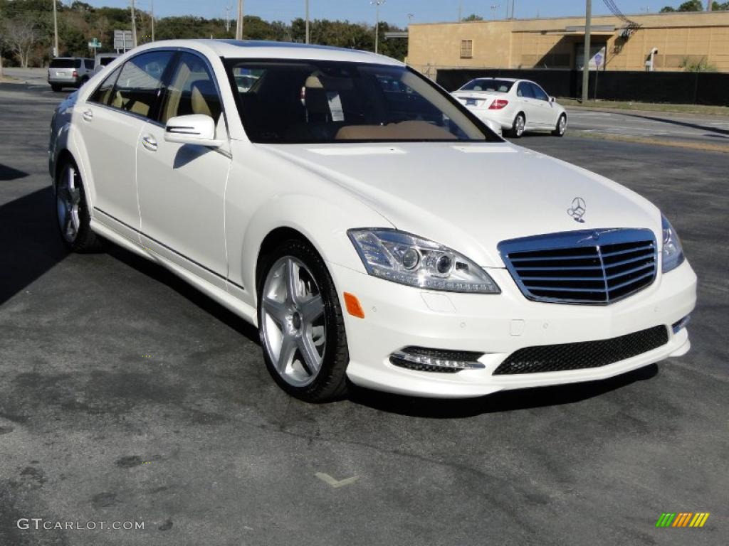 Diamond White Metallic 2011 Mercedes-Benz S 550 Sedan Exterior Photo #44146265