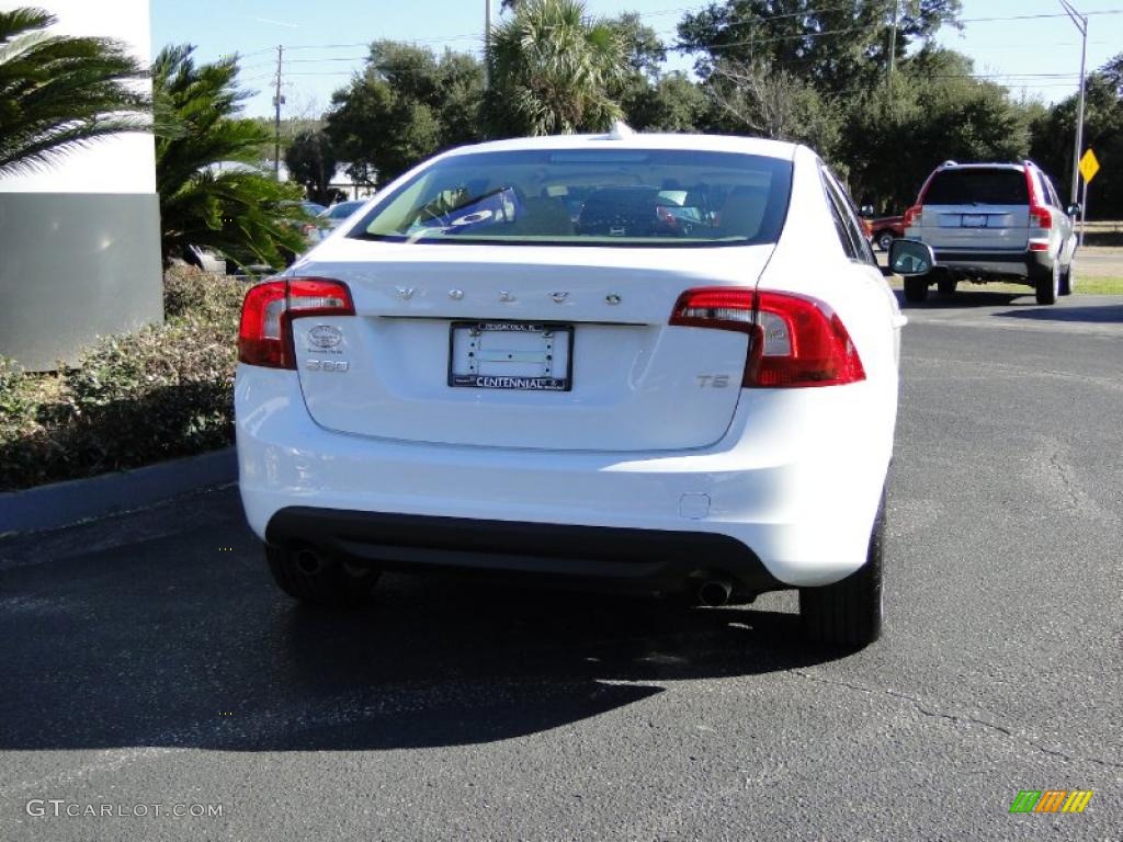 2012 S60 T5 - Ice White / Soft Beige photo #13