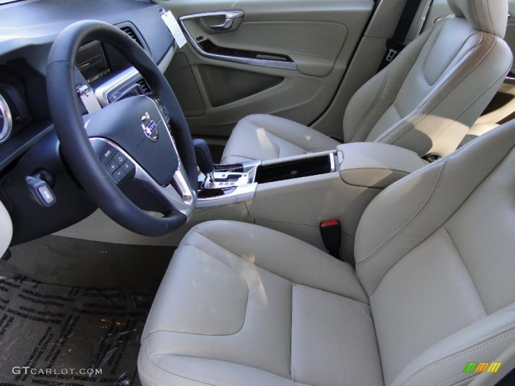 2012 S60 T5 - Ice White / Soft Beige photo #17