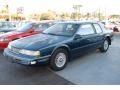 1992 Dark Tourmaline Metallic Mercury Cougar LS  photo #2